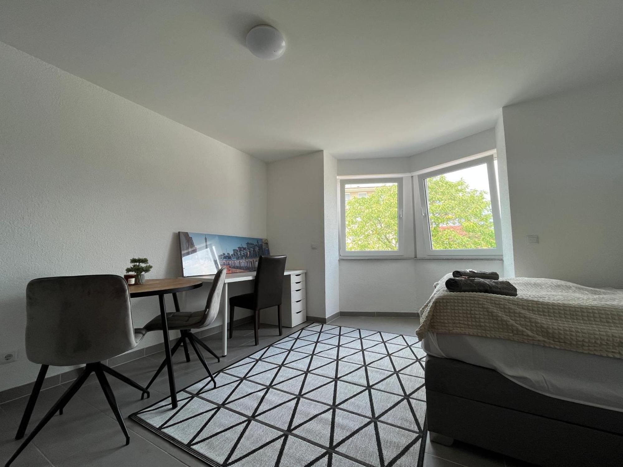 Simplex Apartments Am Europaplatz Karlsruhe Chambre photo