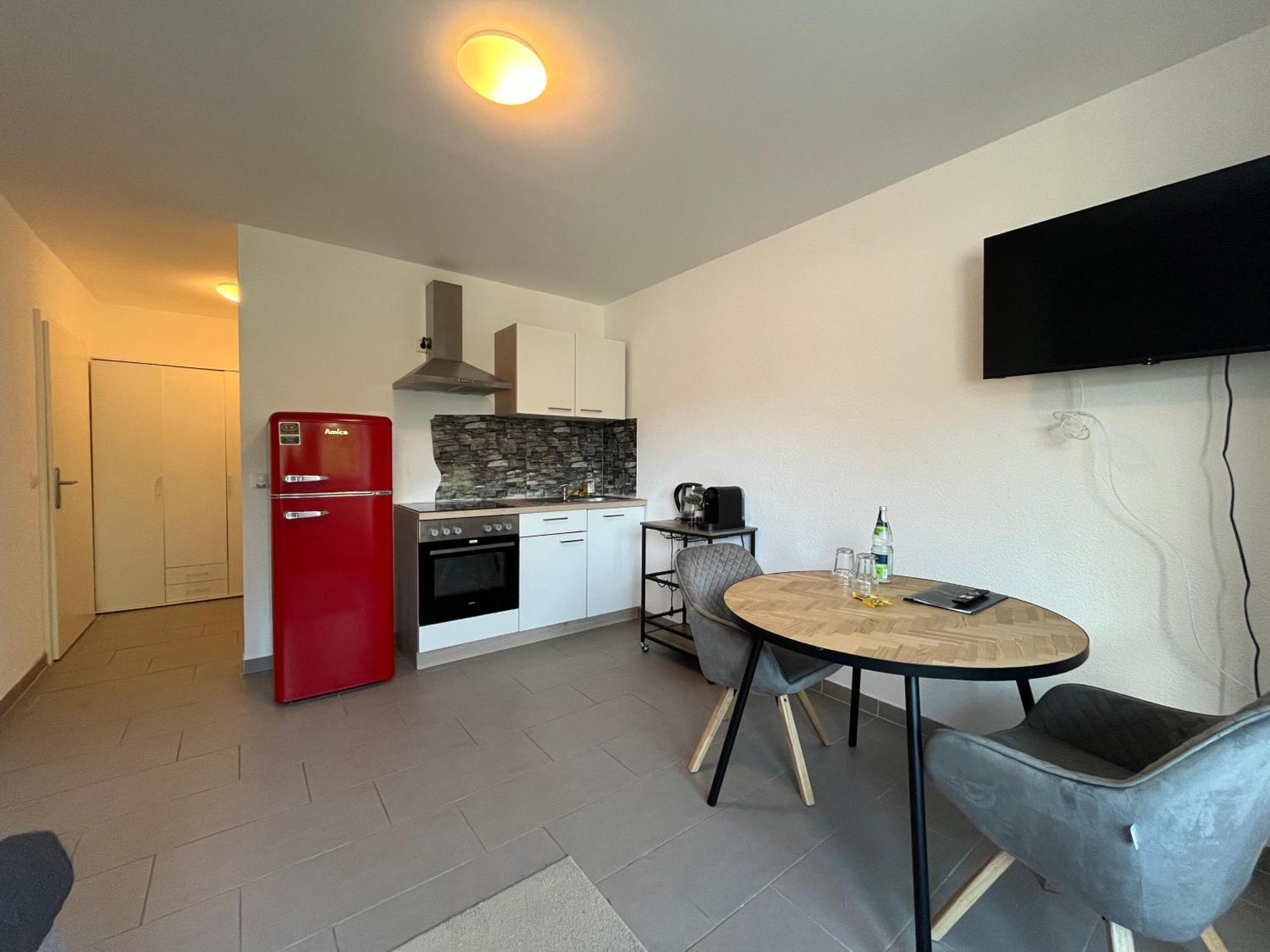 Simplex Apartments Am Europaplatz Karlsruhe Chambre photo