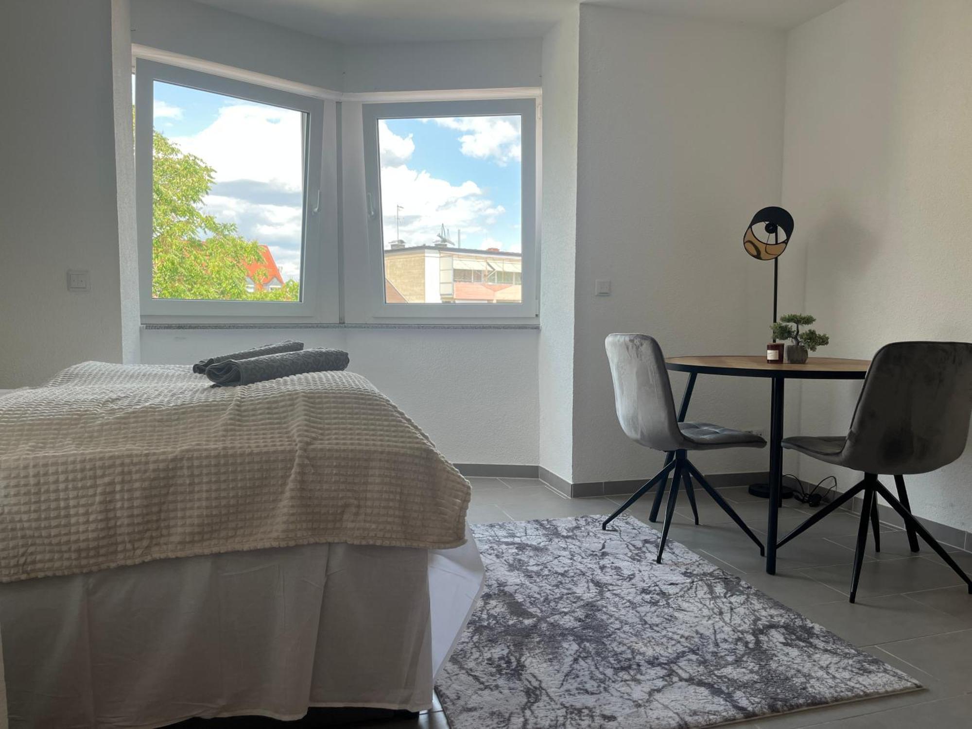 Simplex Apartments Am Europaplatz Karlsruhe Chambre photo