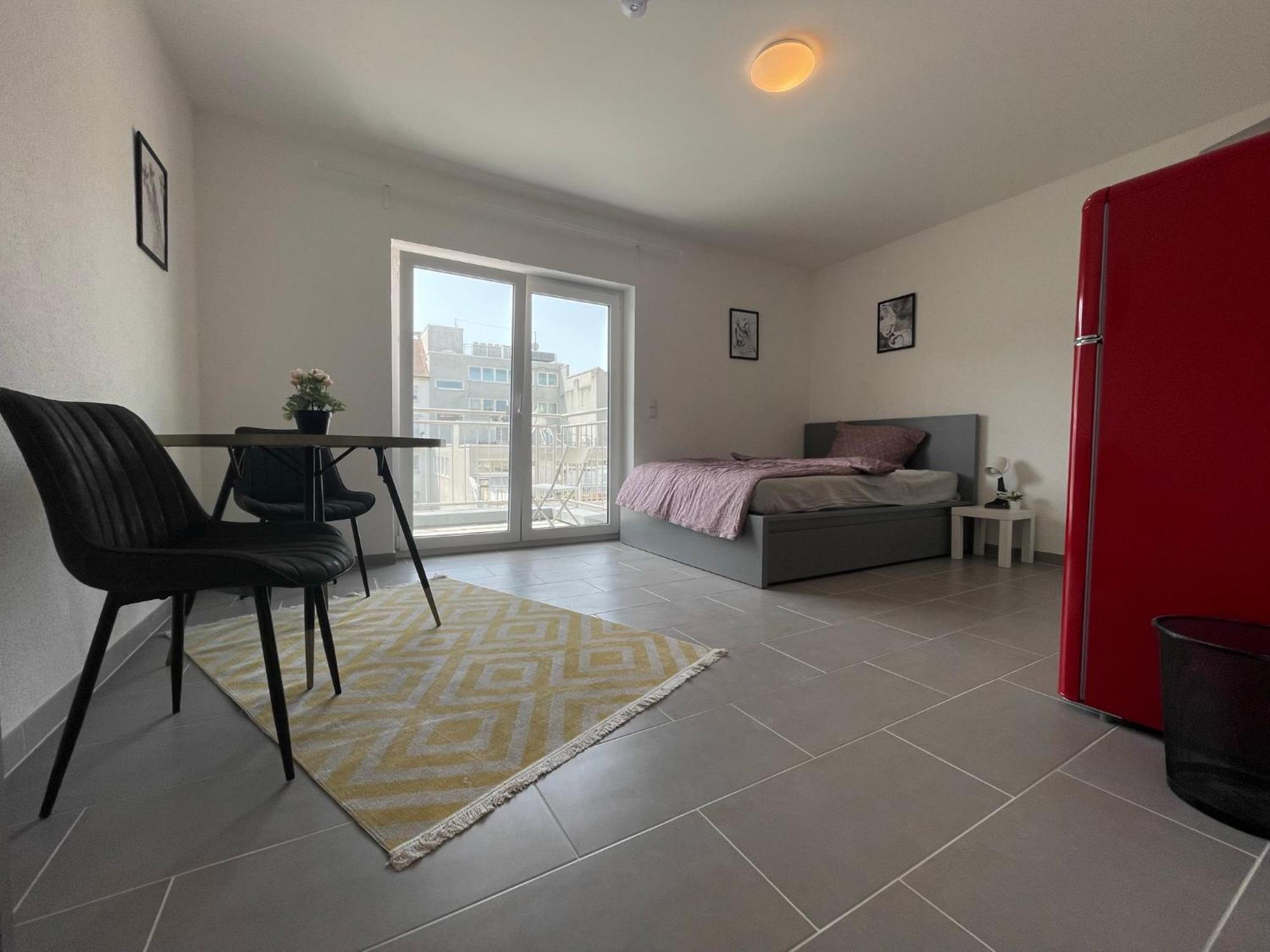 Simplex Apartments Am Europaplatz Karlsruhe Chambre photo